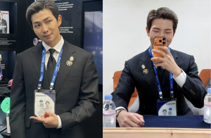 방탄 RM, 각국 정상 모인 APEC 기조 연설…기립 박수 